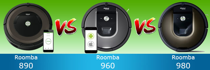 roomba 890 vs 960 vs 980