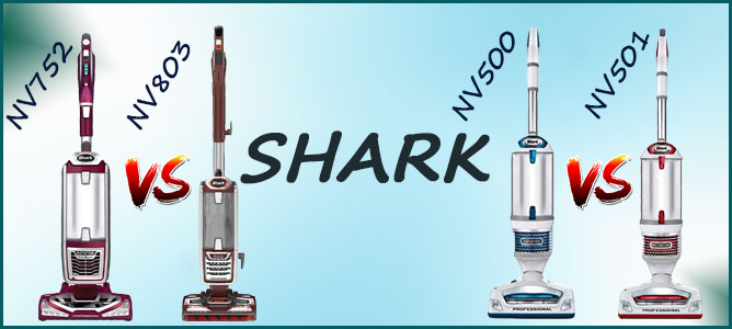 Shark nv752 vs nv500 vs nv501 vs nv803