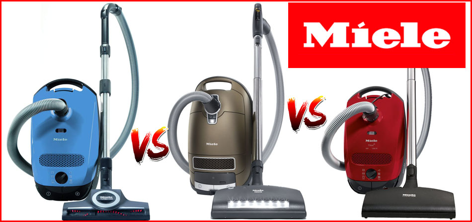 Miele Classic C1 vs Compact C2 vs Complete C3 vacuum cleaners