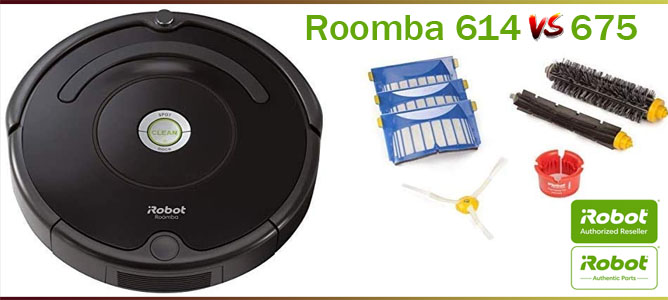 Roomba 614 vs. 675