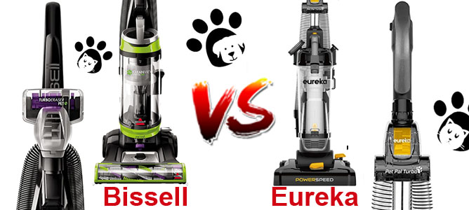 Eureka vs Bissell upright vacuum